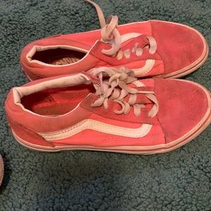 Girls vans size 2.5 y
